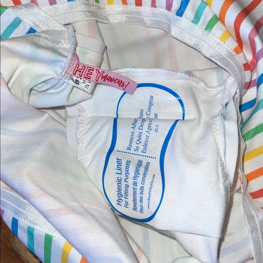 🌈 Rainbow Stripe Women's Panties NWT 6X - Picture 8 of 8